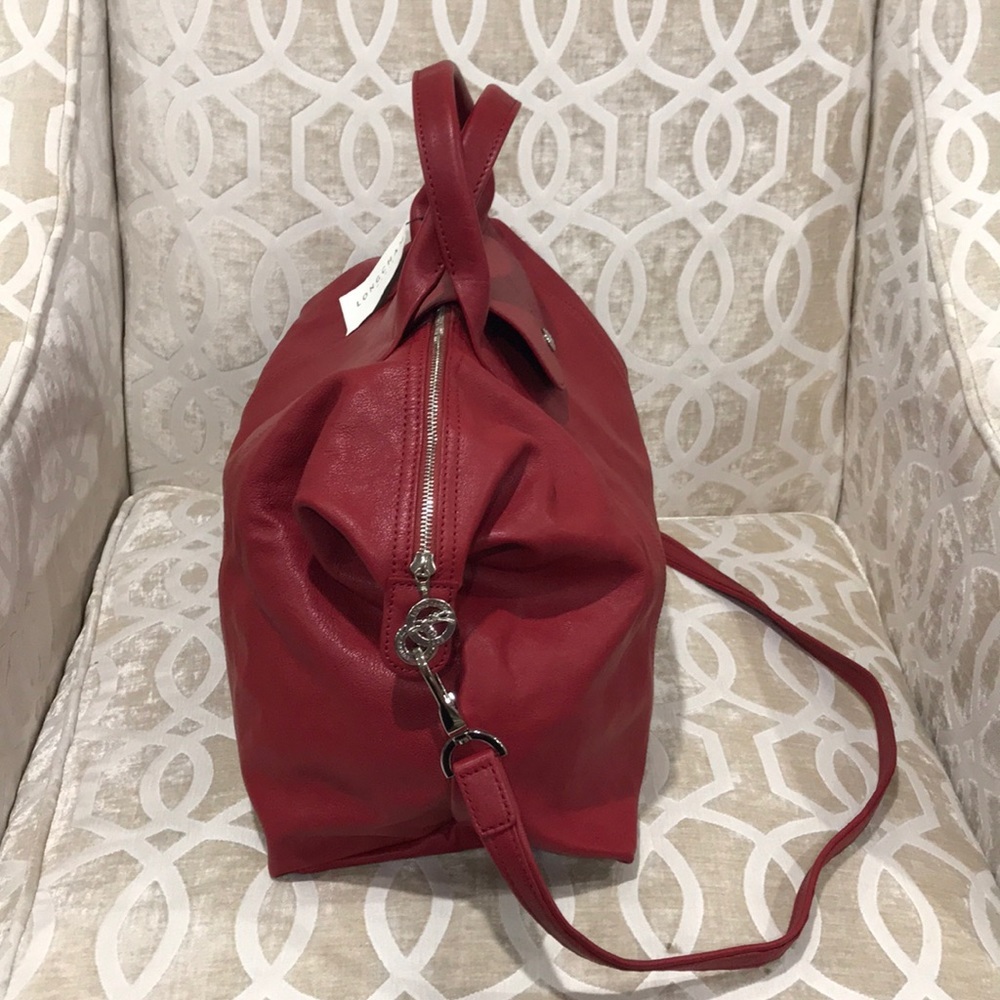 🎁 LONGCHAMP Le Pliage Cuir Leather Handbag - Picture 8 of 16